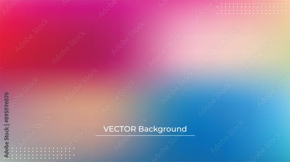 Smooth and blurry colorful gradient mesh background. Modern bright rainbow colors. Easy editable soft colored vector banner template. Premium quality Smooth and blurry colorful gradient mesh background. Modern bright rainbow colors. Easy editable soft colored vector banner template. Premium quality
