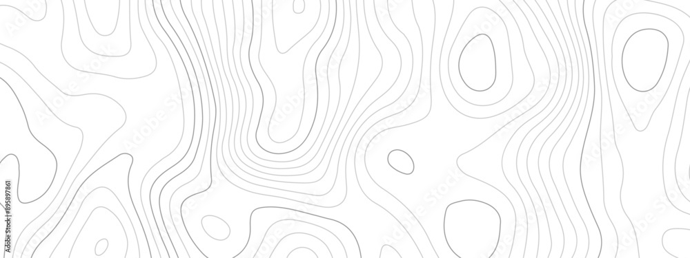 Fototapeta premium Wave topographic doted lines contour map, topographic wavy map dot line background. Abstract geographic wave grid line map. Vector illustration.