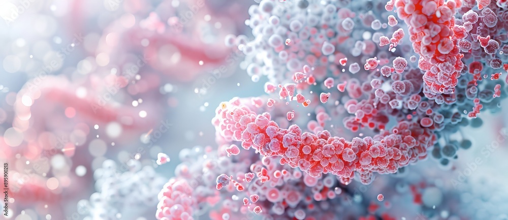 Gene editing and reproductive genetic biotechnology illustrated using 3D visuals Gene editing and reproductive genetic biotechnology illustrated using 3D visuals