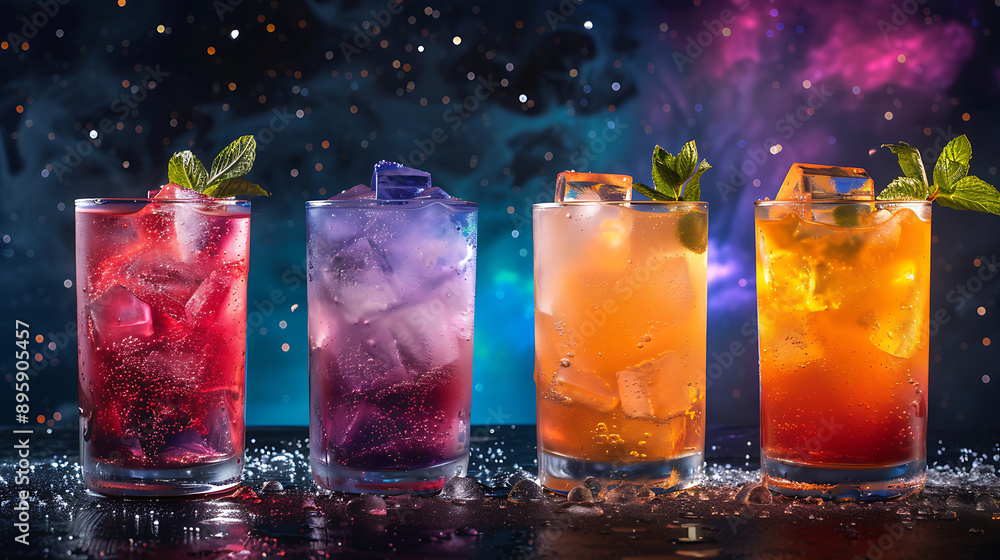 Cosmic mocktail mixology class, alcohol-free drinks in space, Cosmic mocktail mixology class, alcohol-free drinks in space,