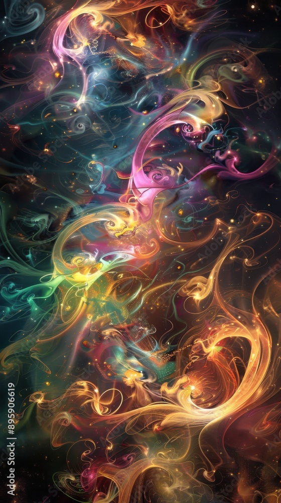Abstract Cosmic Swirls Abstract Cosmic Swirls