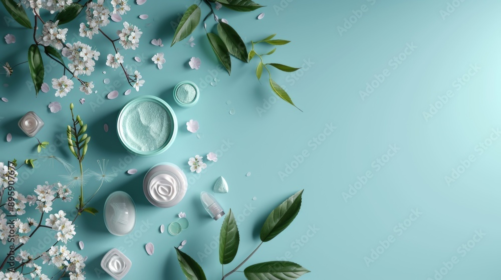 Pampering and beautifying with natural cosmetic products amidst a soothing botanical setting. Pampering and beautifying with natural cosmetic products amidst a soothing botanical setting.