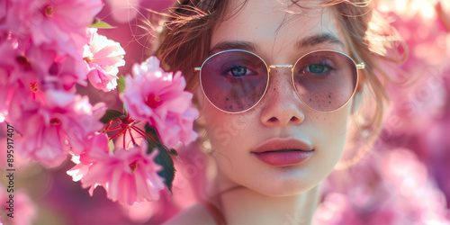 Sunny Day: Girl in Sunglasses