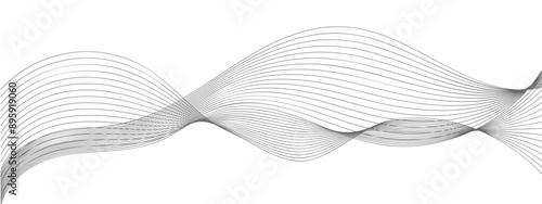 Wavy abstract lines background isolated, twisted curve lines, undulate wave, simple and modern 
