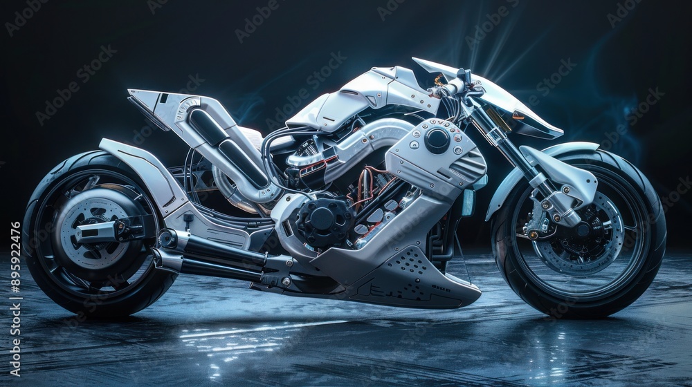 Futuristic Motorcycle Design