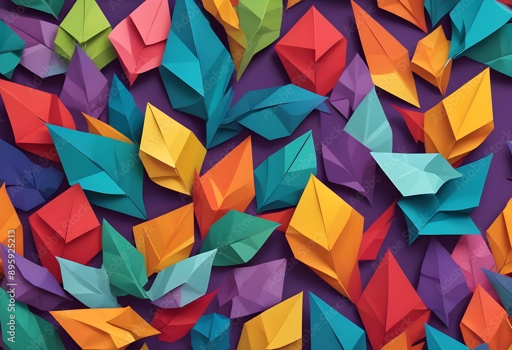 leaves paper cut background leaves paper cut background