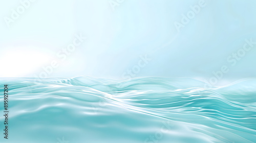  minimalist soft turquoise background illustration