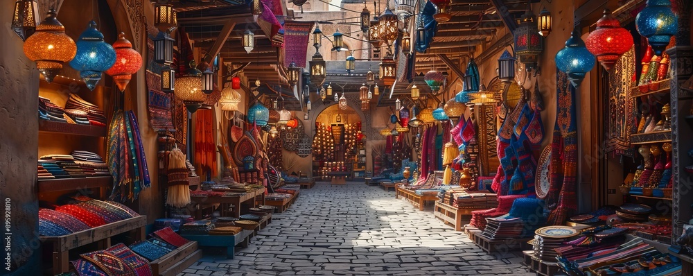 Arabian Nights Bazaar, 4K hyperrealistic photo Arabian Nights Bazaar, 4K hyperrealistic photo