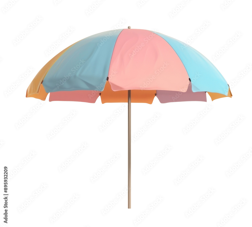 Colorful beach umbrella illustration Colorful beach umbrella illustration