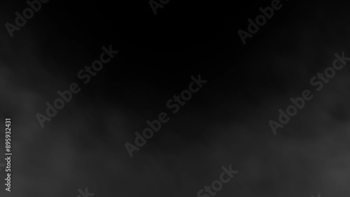 Animation of smoke, fog, on a transparent background, alpha channel.