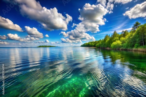 Fototapeta Naklejka Na Ścianę i Meble -  lake and sky