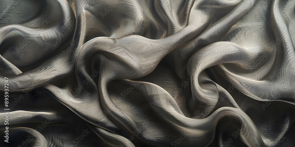 Fototapeta premium Luxurious Soft Fabric with Subtle Creases