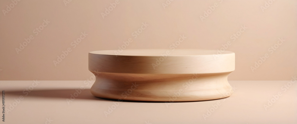 wood podium for display product. Background for cosmetic product branding, identity and packaging inspiration wood podium for display product. Background for cosmetic product branding, identity and packaging inspiration