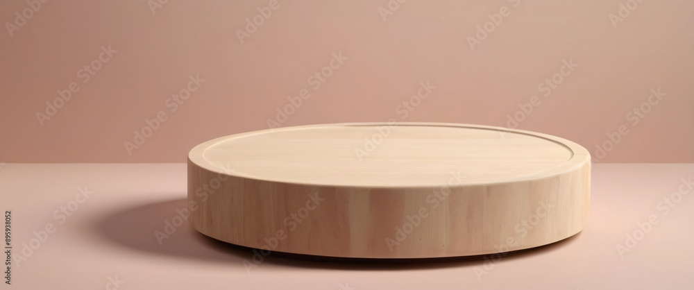 wood podium for display product. Background for cosmetic product branding, identity and packaging inspiration wood podium for display product. Background for cosmetic product branding, identity and packaging inspiration