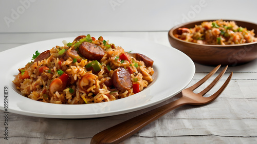 Cajun sausage jambalaya