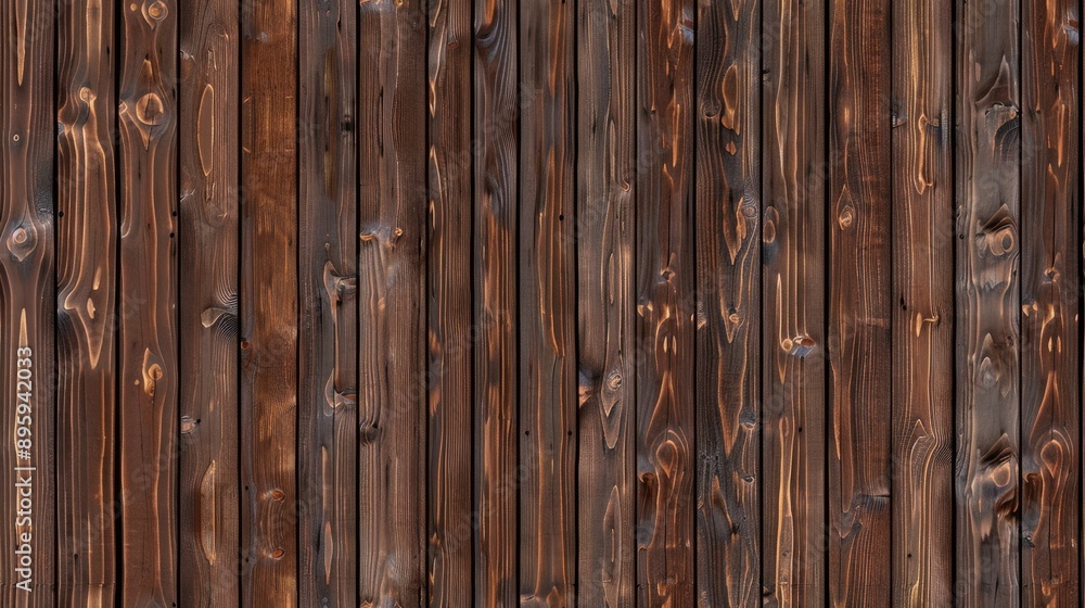 Close up of several vertical wooden planks, each carved with intricate patterns. The wood is weathered and shows signs of age SEAMLESS PATTERN Close up of several vertical wooden planks, each carved with intricate patterns. The wood is weathered and shows signs of age SEAMLESS PATTERN