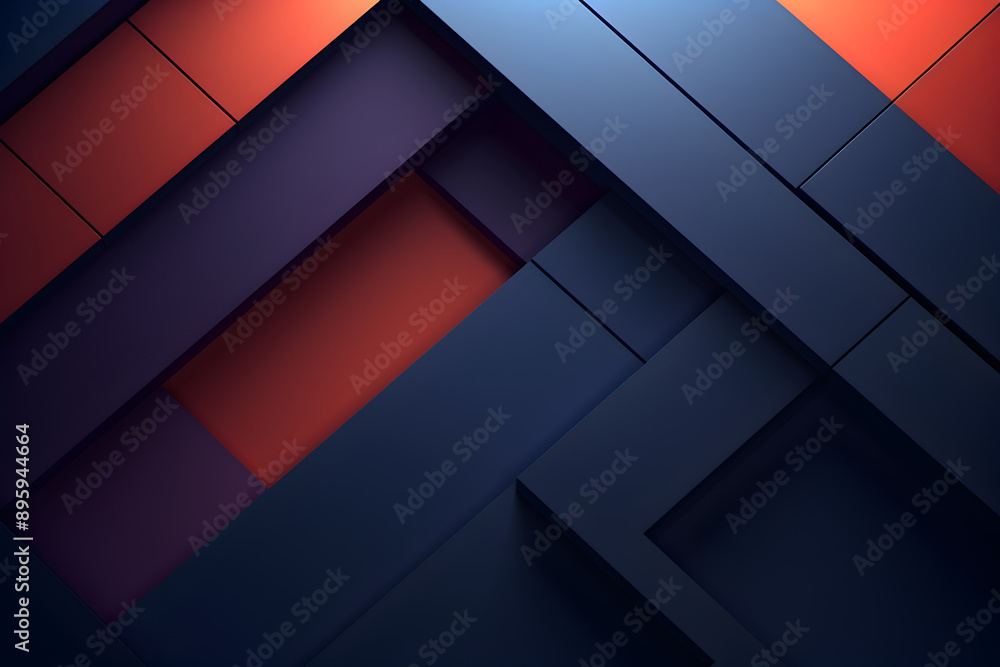 Fototapeta premium Abstract Minimalistic Background background illustration