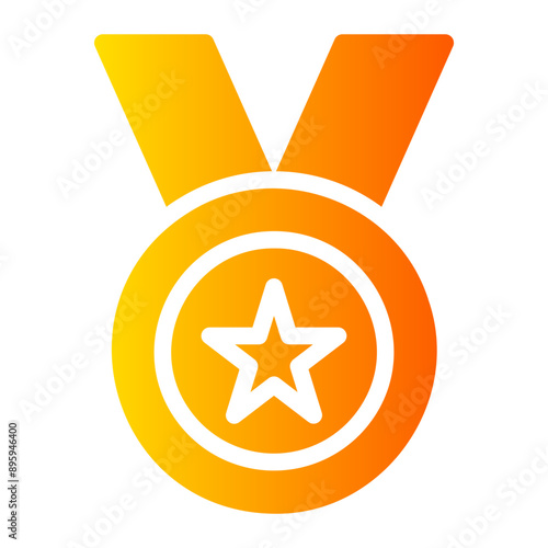 medal gradient icon