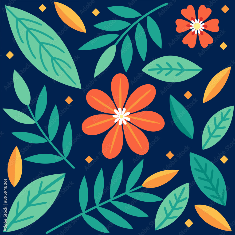 Leafy Bloom Patterns Leafy Bloom Patterns