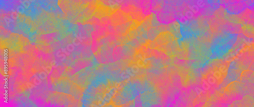 Colorful watercolor abstract vector art background with brush strokes watercolor texture for cards, flyer, poster, banner and cover design. Bright color hand drawn illustration. Bright wallpaper.