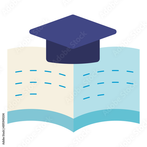 educational project content flat icon