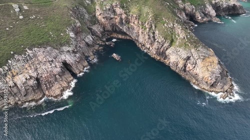 Faro de Punta Roncadoiro en Xove Lugo photo