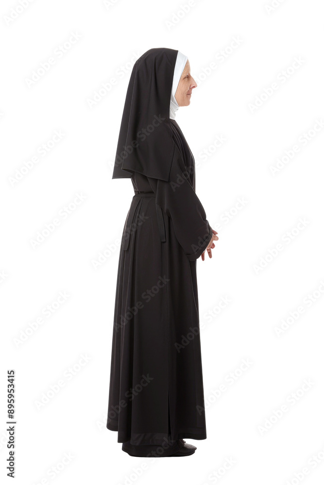 Nun in transparent background Nun in transparent background