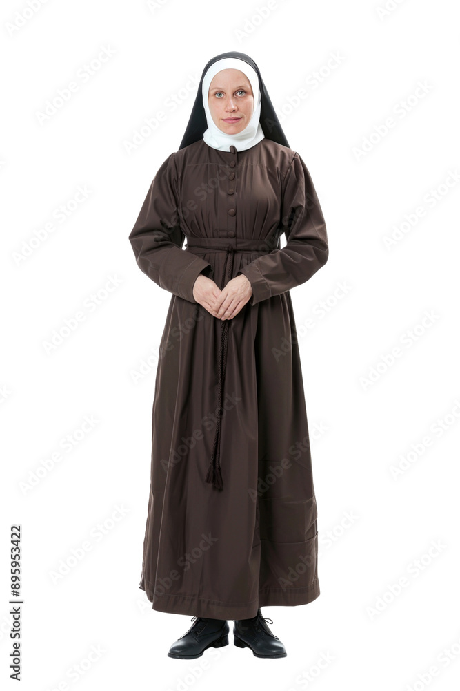 Nun in transparent background Nun in transparent background
