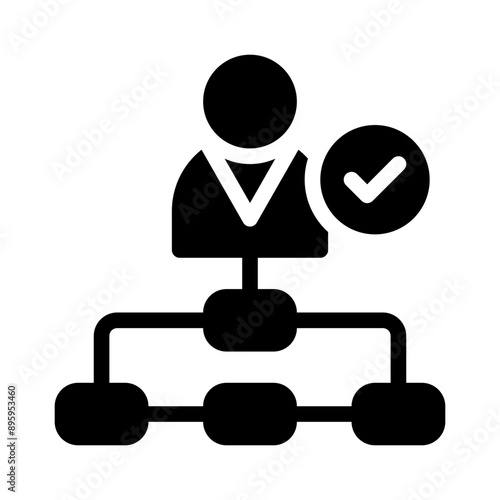 hierarchy glyph icon