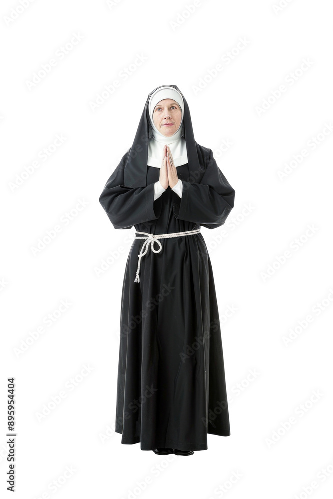 Nun in transparent background Nun in transparent background