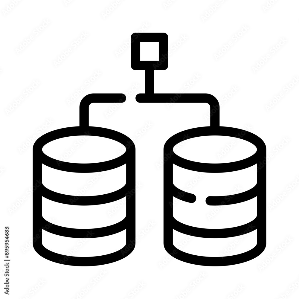 database line icon database line icon