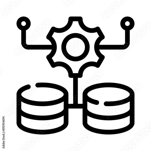 integration line icon