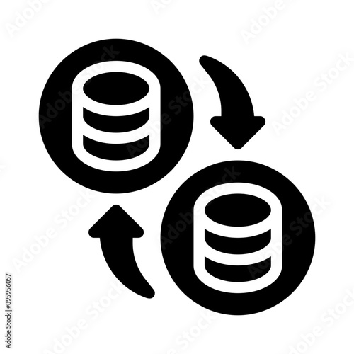 replication glyph icon