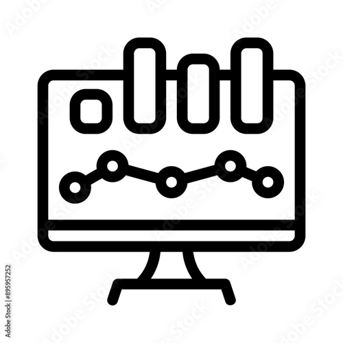 analysis line icon