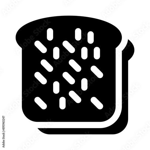 panettone glyph icon
