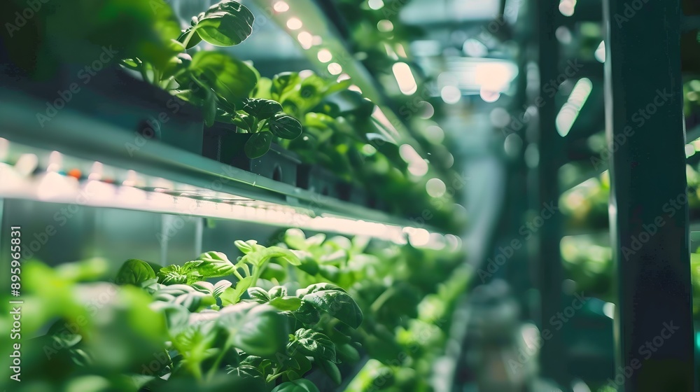 Automated Vertical Farming Facility in Urban Setting with Hydroponics and LED Lighting Systems Automated Vertical Farming Facility in Urban Setting with Hydroponics and LED Lighting Systems