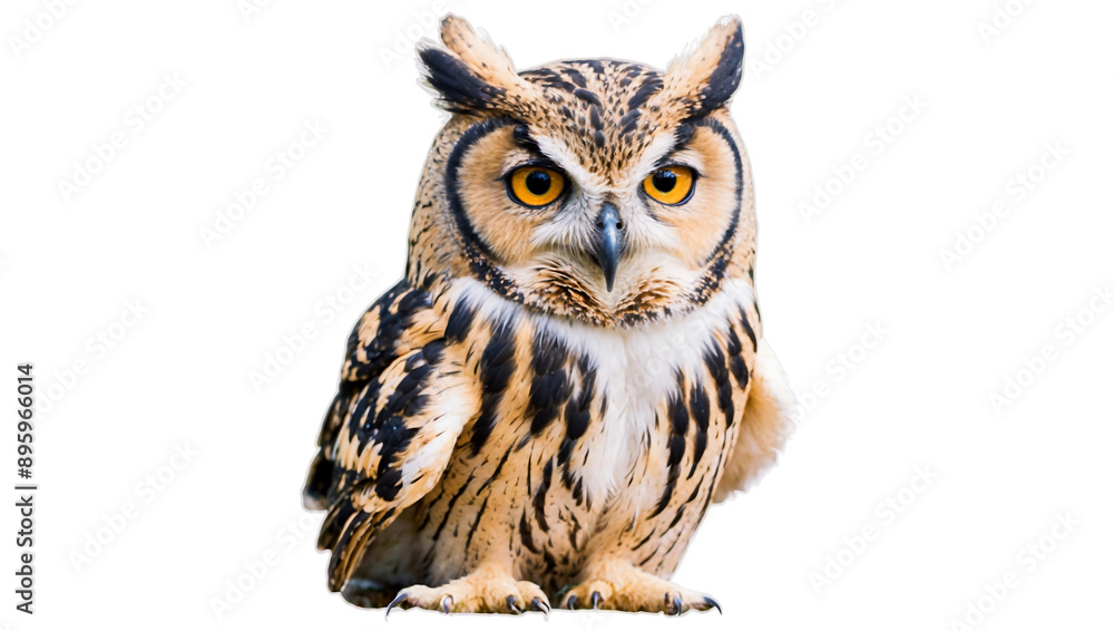 owl isolated on white owl isolated on white