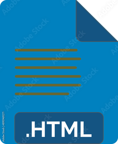 HTML  File icon minimal fill