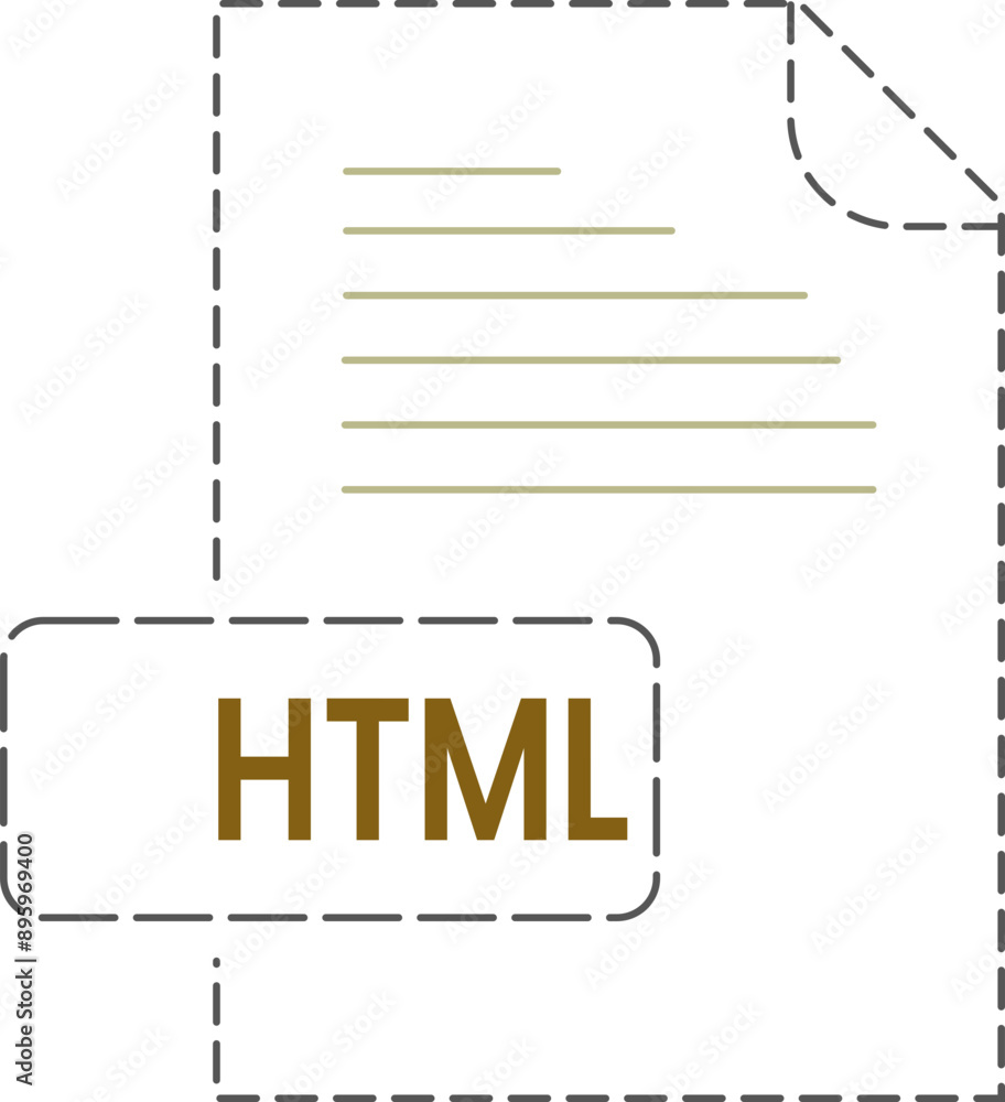 HTML icon black rounded dashed outline HTML icon black rounded dashed outline