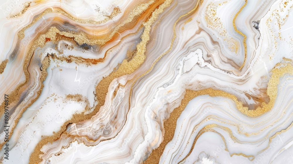 Abstract marble floor design with white, gold, and beige texture, perfect for luxurious wallpaper backgrounds. Abstract marble floor design with white, gold, and beige texture, perfect for luxurious wallpaper backgrounds.
