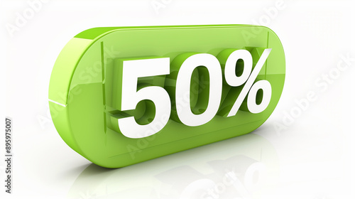 50% fifty percent off buy now poster banner graphic design icon logo sign symbol social media website coupon