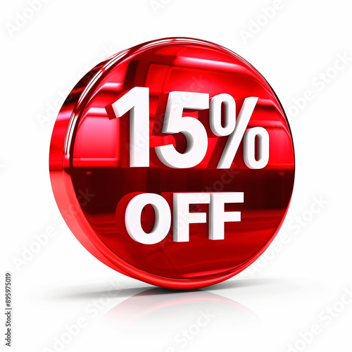 15% fifteen percent off buy now poster banner graphic design icon logo sign symbol social media website coupon