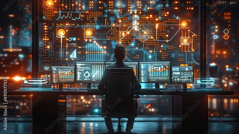 artificial intelligence data chart and social media networks artificial intelligence data chart and social media networks
