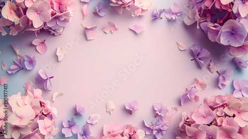 Blank paper with background illustration