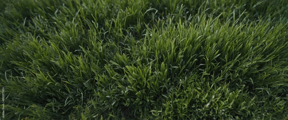Top View of Green Grass with Sparse Patches. Top View of Green Grass with Sparse Patches.