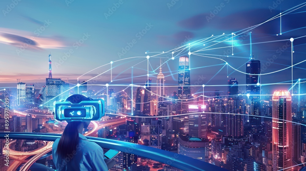 Fototapeta premium Realistic technology