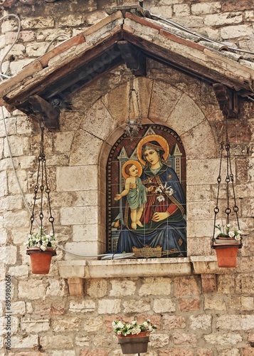 Spello, borgo medievale in Umbria, centro Italia