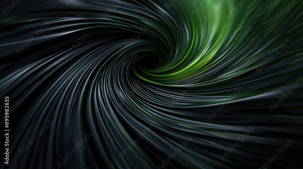 A green and black thunderstorm depicting envy and pain A green and black thunderstorm depicting envy and pain