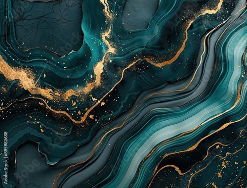 Green marble stone texture ...