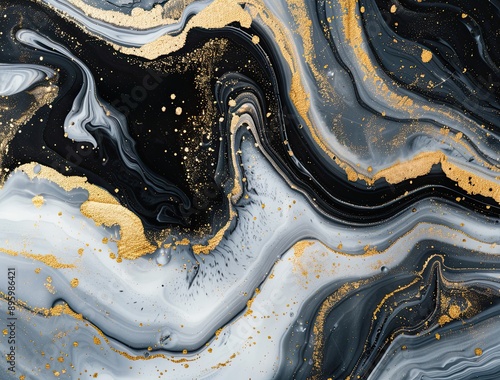 Abstract wave lines backgro...